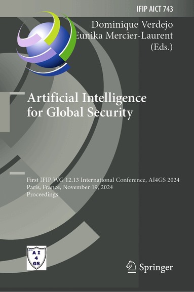 Dominique Verdejo, Eunika Mercier-Laurent - Artificial Intelligence for Global Security, Inbunden