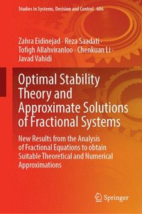 bokomslag Optimal Stability Theory and Approximate Solutions of Fractional Systems