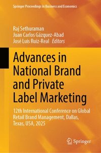 bokomslag Advances in National Brand and Private Label Marketing
