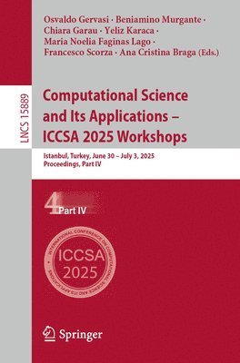 bokomslag Computational Science and Its Applications - ICCSA 2025 Workshops