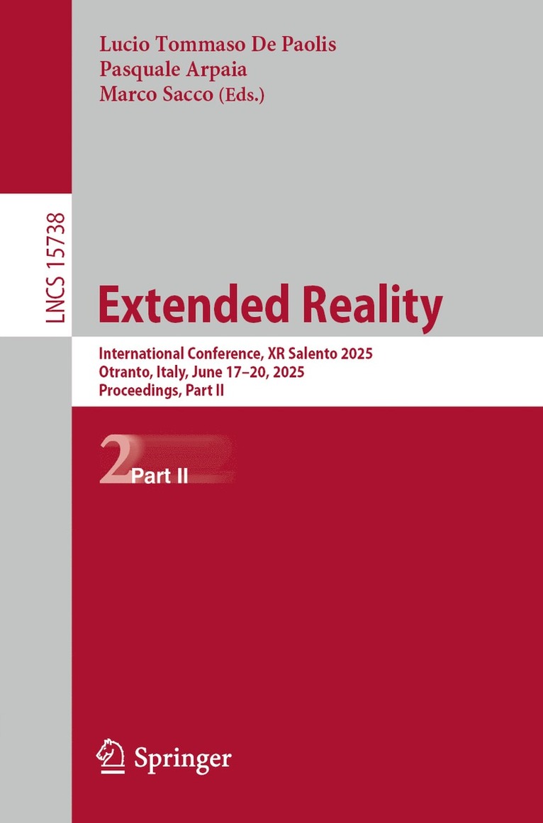 Lucio Tommaso De Paolis, Pasquale Arpaia, Marco Sacco - Extended Reality, Häftad