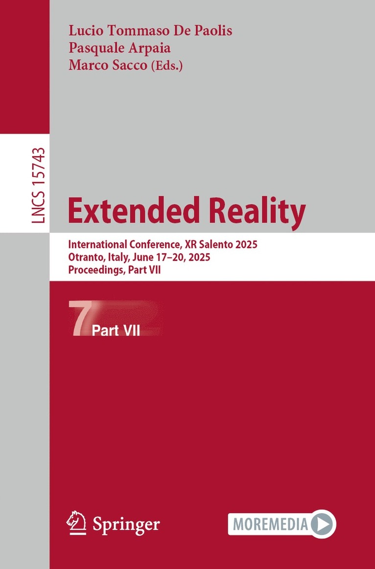 Lucio Tommaso De Paolis, Pasquale Arpaia, Marco Sacco - Extended Reality, Häftad