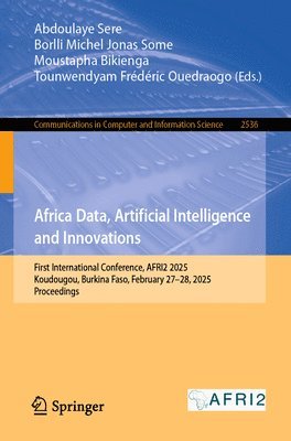 bokomslag Africa Data,¿Artificial Intelligence¿and Innovations