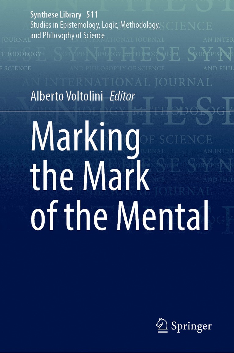 Alberto Voltolini - Marking the Mark of the Mental, Inbunden