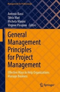 bokomslag General Management Principles for Project Management