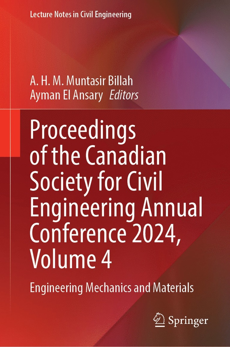 Proceedings of the Canadian Society for Civil Engineering Annual Conference 2024, Volume 4
