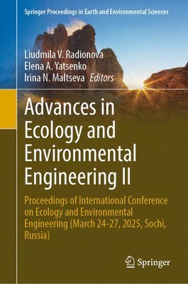 bokomslag Advances in Ecology and Environmental Engineering II