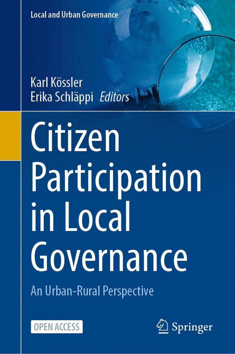 Karl Kössler, Erika Schläppi - Citizen Participation in Local Governance, Inbunden