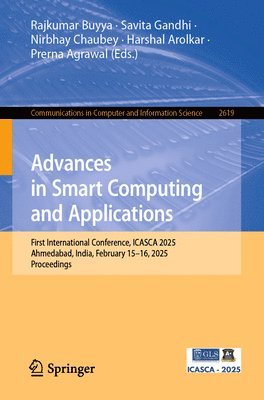 bokomslag Advances in Smart Computing and Applications