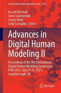 bokomslag Advances in Digital Human Modeling II