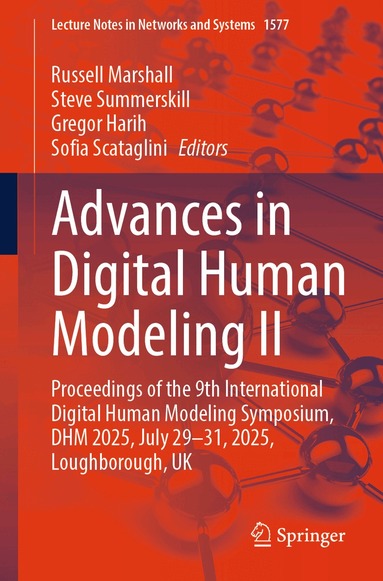 Russell Marshall, Steve Summerskill, Gregor Harih, Sofia Scataglini - Advances in Digital Human Modeling II, Häftad
