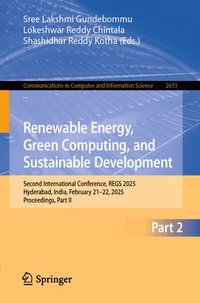 bokomslag Renewable Energy, Green Computing, and Sustainable Development
