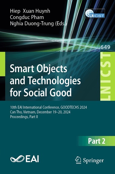 Hiep  Xuan Huynh, Congduc Pham, Nghia Duong-Trung - Smart Objects and Technologies for Social Good, Häftad