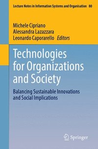 bokomslag Technologies for Organizations and Society