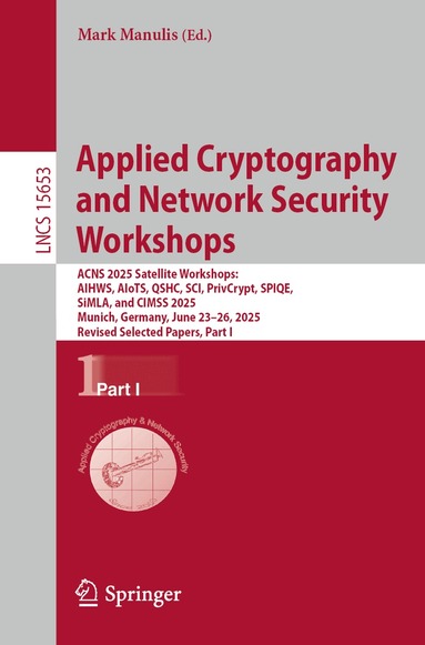 Mark Manulis - Applied Cryptography and Network Security Workshops, Häftad