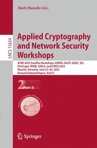 bokomslag Applied Cryptography and Network Security Workshops