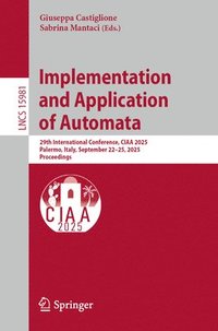 bokomslag Implementation and Application of Automata