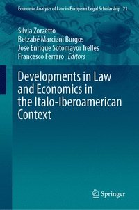 bokomslag Developments in Law and Economics in the Italo-Iberoamerican Context