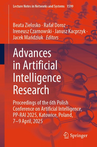 Beata Zielosko, Rafał Doroz, Ireneusz Czarnowski, Janusz Kacprzyk, Jacek Mańdziuk - Advances in Artificial Intelligence Research, Häftad