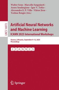 bokomslag Artificial Neural Networks and Machine Learning. ICANN 2025 International Workshops and Special Sessions