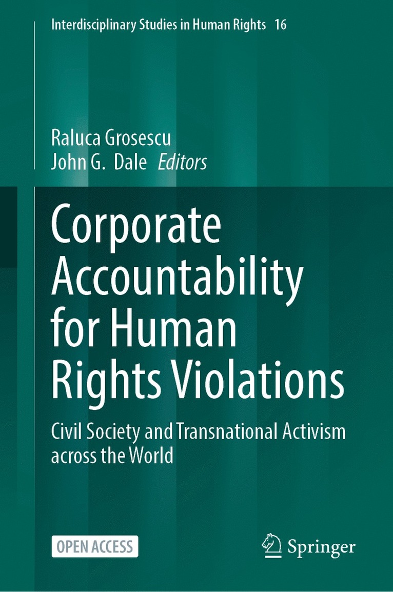 Raluca Grosescu, John G. Dale - Corporate Accountability for Human Rights Violations, Inbunden