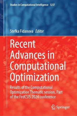 bokomslag Recent Advances in Computational Optimization