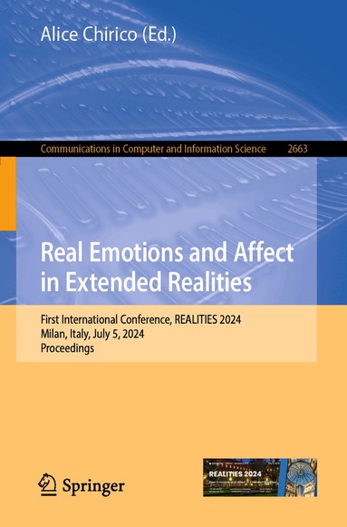Alice Chirico - Real Emotions and Affect in Extended Realities, Häftad