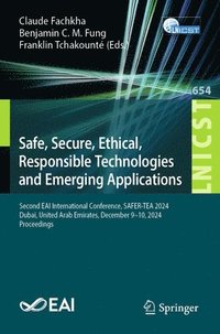 bokomslag Safe, Secure, Ethical, Responsible Technologies and Emerging Applications