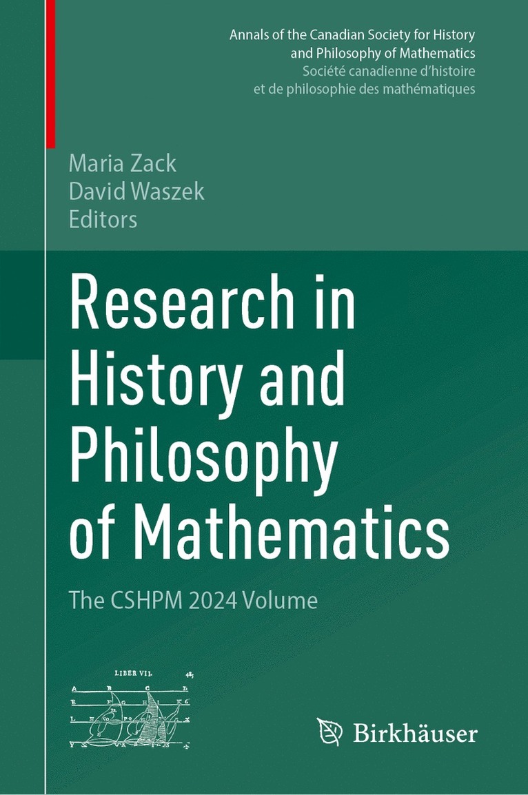Maria Zack, David Waszek - Research in History and Philosophy of Mathematics, Inbunden