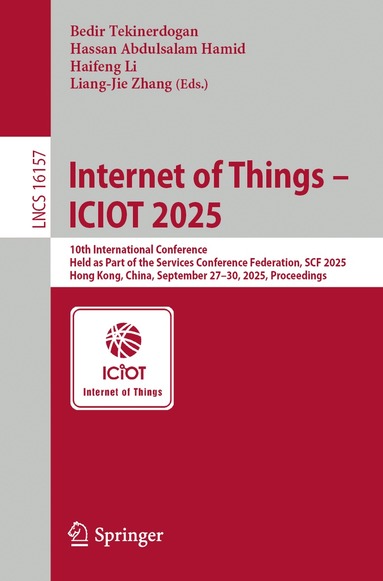 Bedir Tekinerdogan, Hassan Abdulsalam Hamid, Haifeng Li, Liang-Jie Zhang - Internet of Things – ICIOT 2025, Häftad