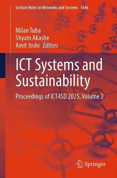 Milan Tuba, Shyam Akashe, Amit Joshi - ICT Systems and Sustainability, Häftad
