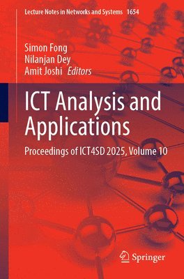 bokomslag ICT Analysis and Applications