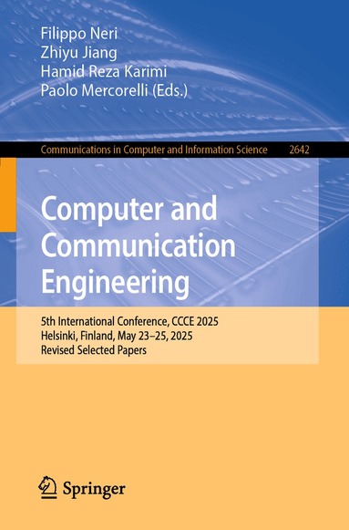 Filippo Neri, Zhiyu Jiang, Hamid Reza Karimi, Paolo Mercorelli - Computer and Communication Engineering, Häftad