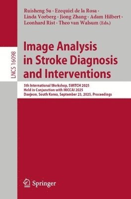 Ruisheng Su, Ezequiel de la Rosa, Linda Vorberg, Jiong Zhang, Adam Hilbert, Leonhard Rist, Theo van Walsum, Theo van Walsum - Image Analysis in Stroke Diagnosis and Interventions, Häftad