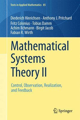 Mathematical Systems Theory II