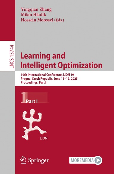 Yingqian Zhang, Milan Hladik, Hossein Moosaei - Learning and Intelligent Optimization, Häftad