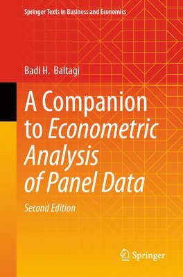 Badi H. Baltagi - Companion to Econometric Analysis of Panel Data, Häftad