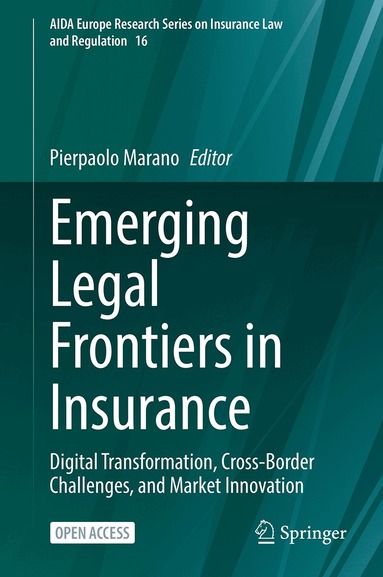 Pierpaolo Marano - Emerging Legal Frontiers in Insurance, Inbunden