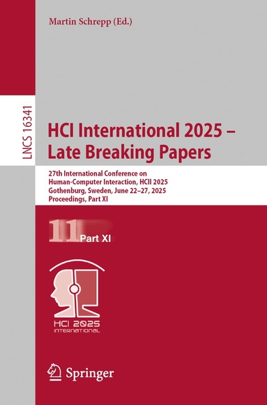 Martin Schrepp - HCI International 2025 – Late Breaking Papers, Häftad