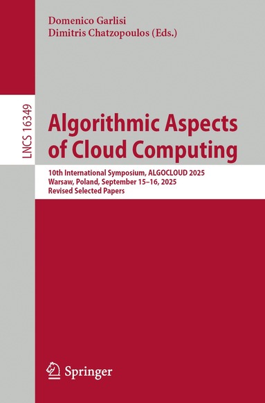 Domenico Garlisi, Dimitris Chatzopoulos - Algorithmic Aspects of Cloud Computing, Häftad