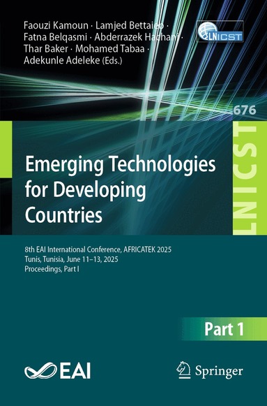 Faouzi Kamoun, Lamjed Bettaieb, Fatna Belqasmi, Abderrazek Hachani, Thar Baker, Mohamed Tabaa, Adekunle Adeleke - Emerging Technologies for Developing Countries, Häftad