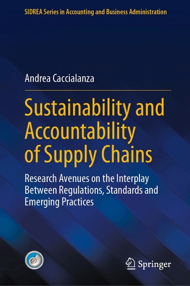 Andrea Caccialanza - Sustainability and Accountability of Supply Chains, Inbunden