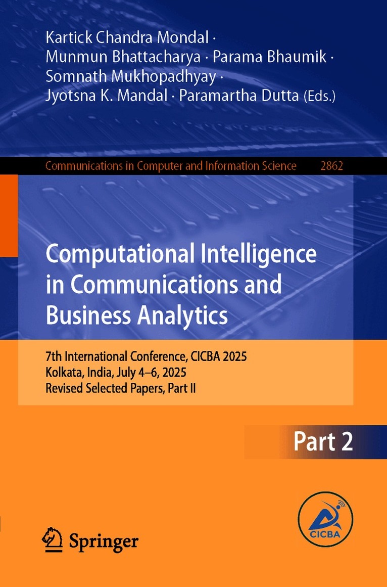 Computational Intelligence in Communications and Business Analytics