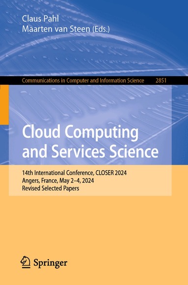 Claus Pahl, Maarten van Steen - Cloud Computing and Services Science, Häftad