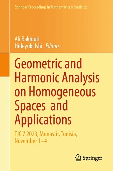 Ali Baklouti, Hideyuki Ishi - Geometric and Harmonic Analysis on Homogeneous Spaces and Applications, Inbunden