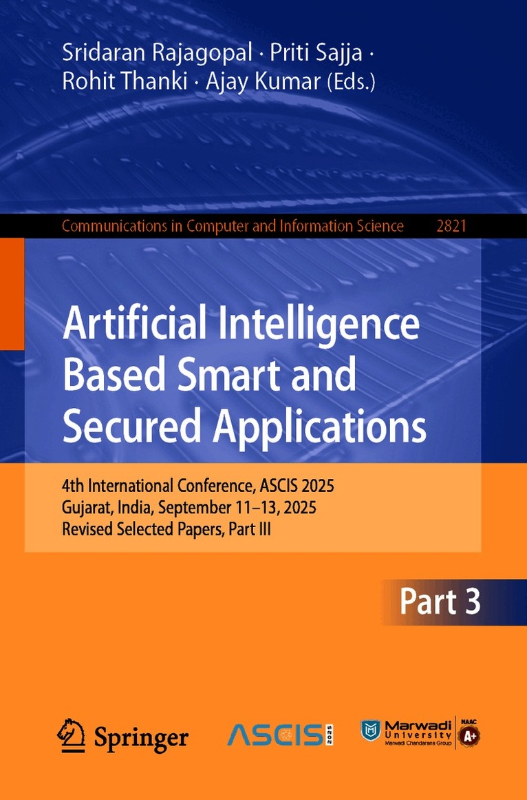 Artificial Intelligence Based Smart and Secured Applications