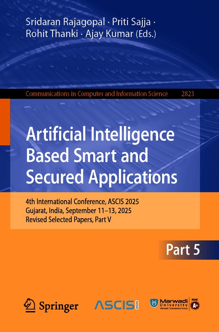 Artificial Intelligence Based Smart and Secured Applications