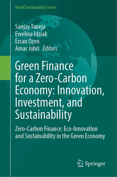 Sanjay Taneja, Ewelina Idziak, Ercan Ozen, Amar Johri - Green Finance for a Zero-Carbon Economy: Innovation, Investment, and Sustainability, Inbunden