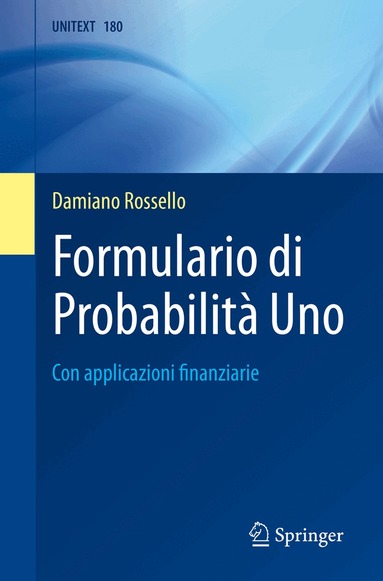 Damiano Rossello - Formulario di Probabilità Uno, Häftad