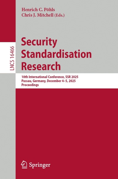 Henrich C. Pöhls, Chris J. Mitchell - Security Standardisation Research, Häftad